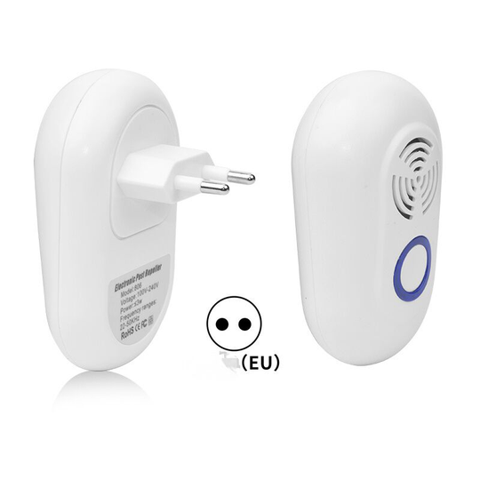 Ultrasonic Mouse Repeller , European Standard eu 2 packs / box (round pin plug)
