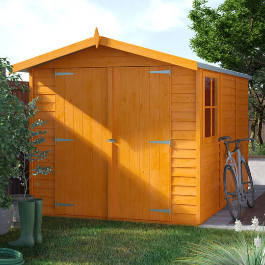 Overlap Shed Pressure Treated 10 x 7 With Double Door