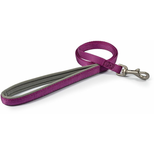 Viva Padded Lead Purple - 1 m x 12 Mm Purple - Ancol