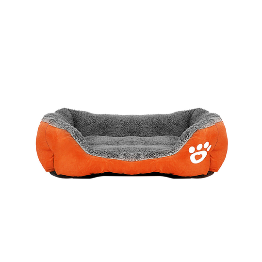 (Orange) Pet Bed Kennel WashableSoft Mat Blanket