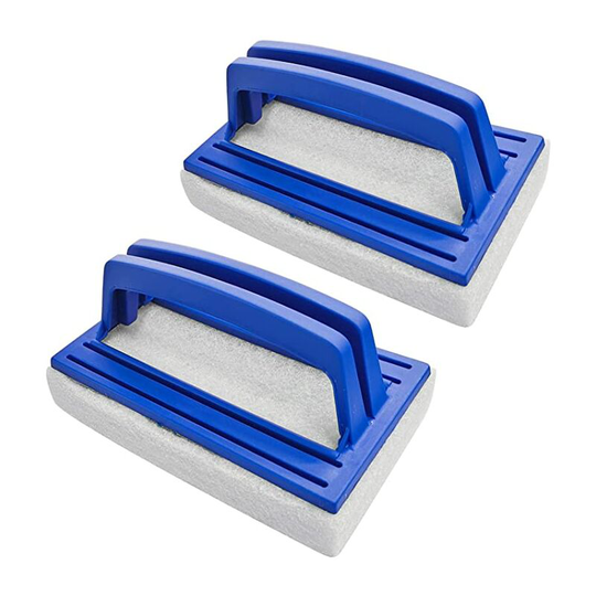 Sun Flowergb - 2 Pieces Sponge Brush Water Line Swimming Pool Cleaning Brush Plastic Swimming Pool Brush Floor Wall Swimming Pool Brush