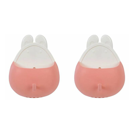 BetterLife Storage Box Hanging Rabbit Bathroom Toothpaste Toothbrush Holder Free Punching Storage Box Strong Rose Drain 2
