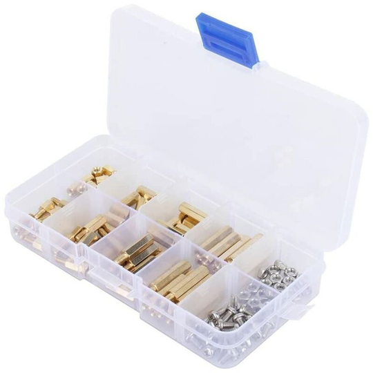 120Pcs M3 Column Pillars Bolts for Circuit Spacer pcb Board Nut Round Hex Screw Single Pan Head