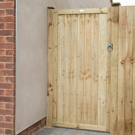 Heavy Duty Pressure Treated Featheredge Gate 6ft (1.80m high)
