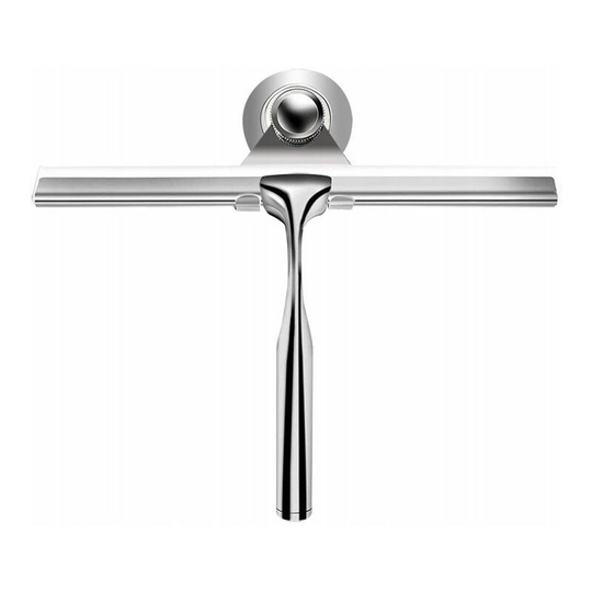 Shower squeegee, stainless steel scraper, with replaceable wiper blade, used for bathroom window scraper, used for cleaning bathroom mirror glass