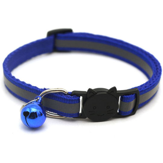 1.0collar of dog and cat, reflective cloth fabric, pet products, Royalblue - Royalblue