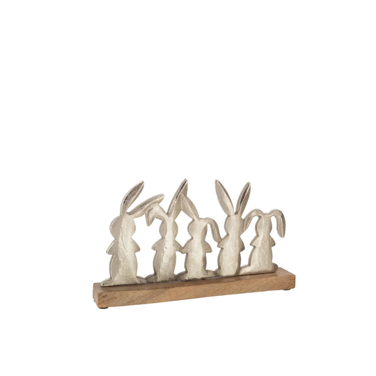 Rabbits on a Row Mcclaine Figurine