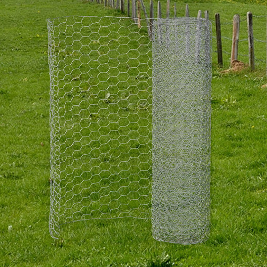 Wire Mesh Silver Fence 47"X 50M