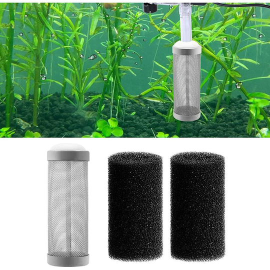 Naxunnn - 12mm in stainless steel aquarium filter entrance entrance basket Mesh Mash Keep for aquarium percolator with sponge covers of pre-filter of
