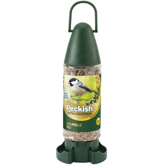 Extra Goodness Crumble Mix Wild Bird Feeder (One Size) (Bottle Green) - Bottle Green - Peckish