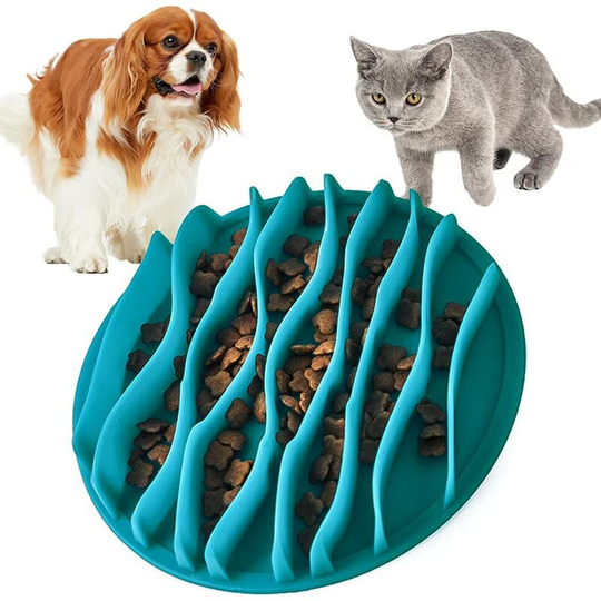 Heguyey - Anti-Glutton Cat Bowl, Anti-Glutton Dog Bowl, Slow Feeding Bowl, Interactive Cat Bowl, Interactive Bowl, Slow Digestion, Fun Feeder,