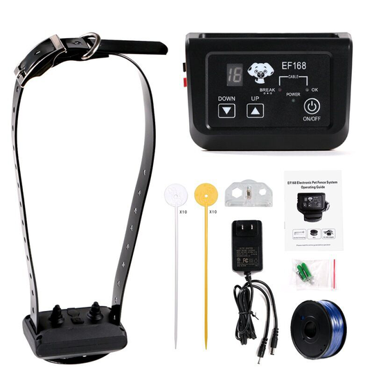 Pet Dog New Charging Wired Electronic Fence Pet Fence Collar Dog Trainer Pet Trainer