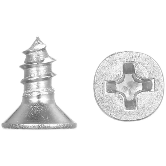 A2 DIN7982 #6 304 3.5mm Stainless Steel Screw Countersunk Self Tapping Wood Screws, 3.5mmx8mm - 3.5mmx8mm