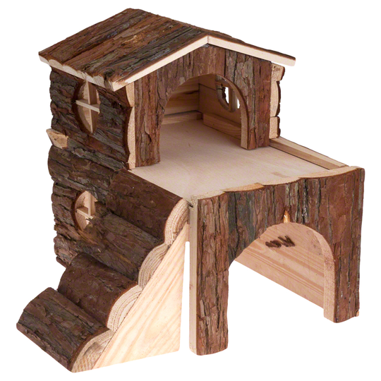Two Storey Cabin for Guinea Pigs - 30 x 20 x 30 cm (L x W x H)
