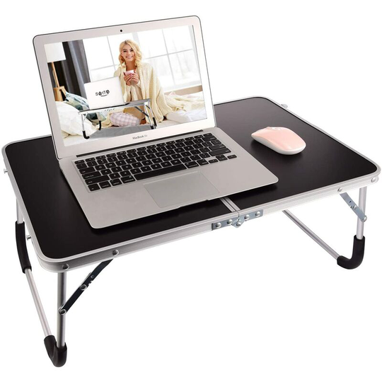 Fvbjd - folding table, bed table, foldable bed tray, portable laptop table, foldable book stand, notebook table for couch, breakfast, terrace,