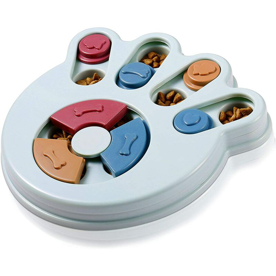 Interactive Dog Food Puzzle Toy - Treat Dispensing Dogs Slow Feeder Increase iq Pet Dog Training Games Feeder Interactive Pet Supplies