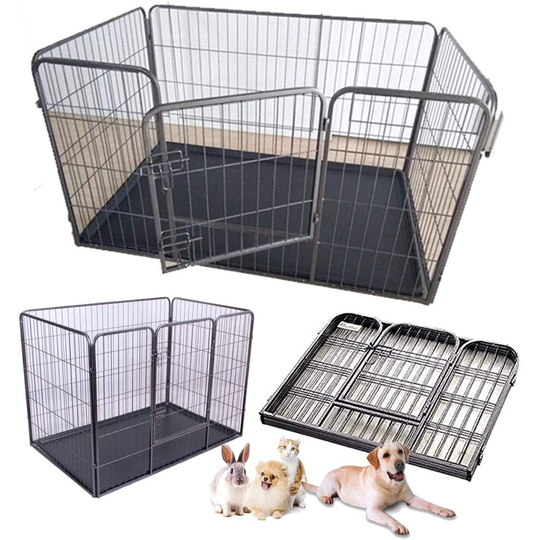 Heavy Duty Dog Puppy Playpen Rabbit Run Enclosure Dog Cage or Crate