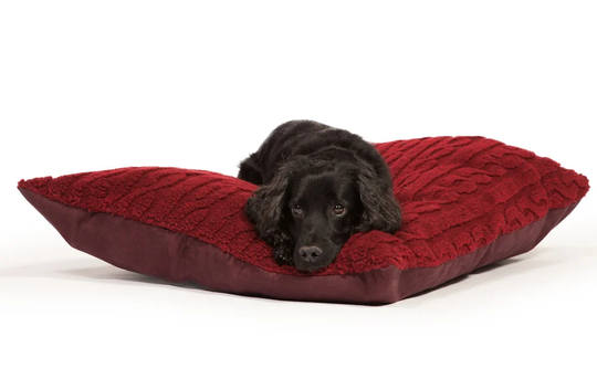 Bobble Damson Luxury Deep Duvet in Red
