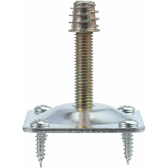 Bearsu - Set of 4 fixing plates for furniture legs in the hardware store for fixing 49 x 49 x 2 mm