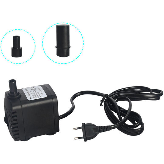 Mini water pump for aquarium, submersible pump with 2 nozzles