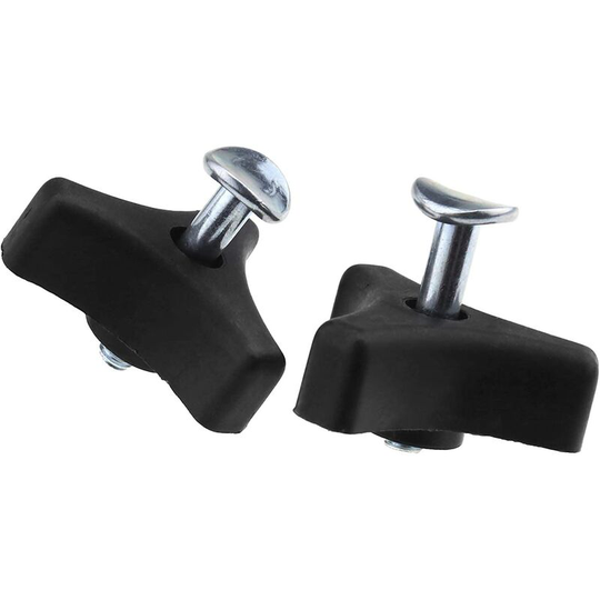 Lawnmower triangular handles 8mm pack of 2 with nuts and bolts