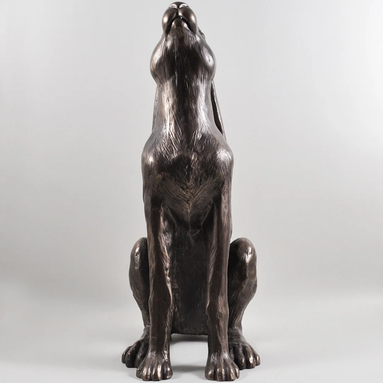 Animal Moonbeam Hare XL Cold Cast Statue