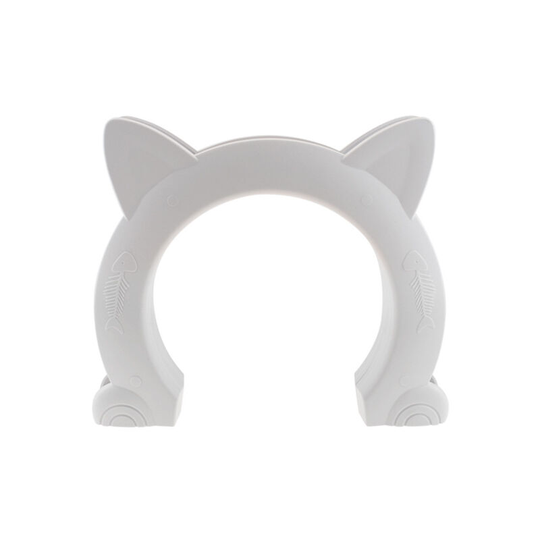 MUFF Interior Cat Door,Pet Cat Corridor Door white
