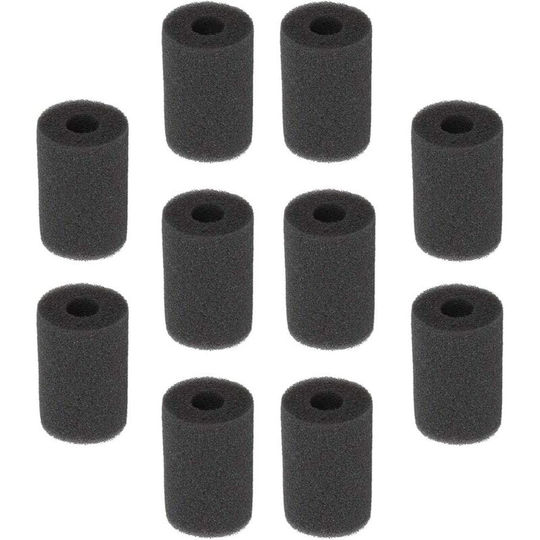 Set of 10 Sponge Input Filter, Aquarium Filter Sponges, Replacement Protective Filter Sponge Accessories to Prevent Small Fish and Shrimp