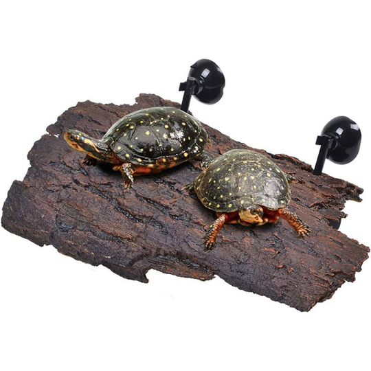 Osqi - Reptile Platform Turtle Platform, Turtle Basking Floating Platform Resin Shelter for Reptiles Aquarium Ornament Tank Aquarium for Frog Semi