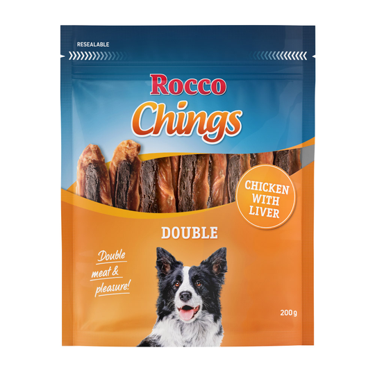 Rocco Chings Double 200g - Chicken & Liver