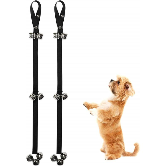 Naxunnn - Noises for dogs Lot 2 dog door classes Sonnets of the dog formation of nylonschnur, which can be set for house training, dogs Bell Doggie