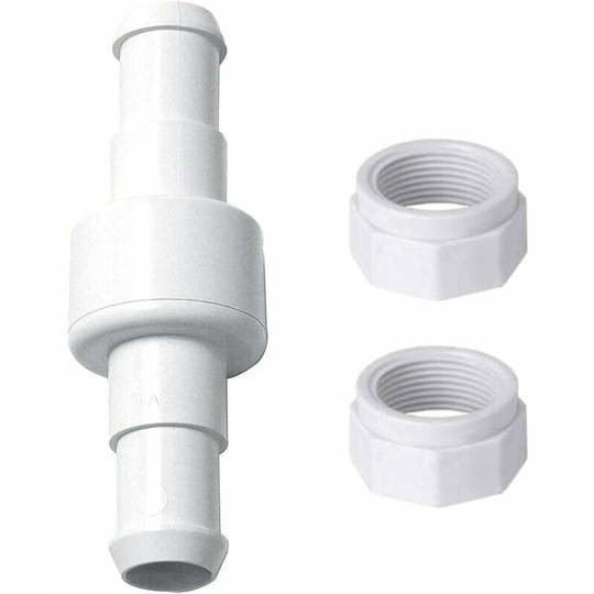 Pool Cleaner - Connector Assembly with Polaris 280, 380, 180 Pool Cleaner D20 Swivel Hose & D15 Hose Nut & Swivel Hose Connector