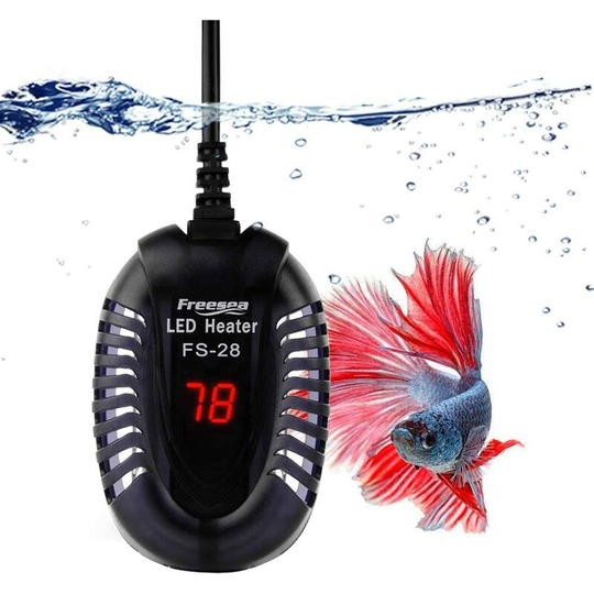 Aquarium Heater Fish Tank Submersible Heater (50W/75W/100W) with led Temperature Display