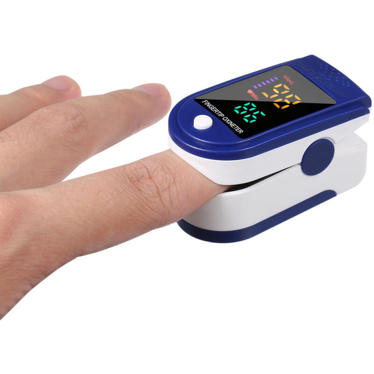 Digital Fingertip Pulse Oximeter Blood Oxygen Sensor Saturation lcd Mini SpO2 Monitor Pulse Rate Measurement Meter, 1 - 1