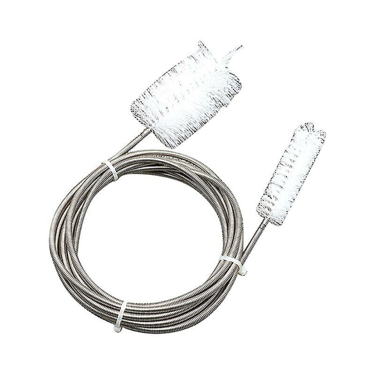 Thsinde - Flexible Double Aquarium Tank Cleaner Brush White-45 Cm