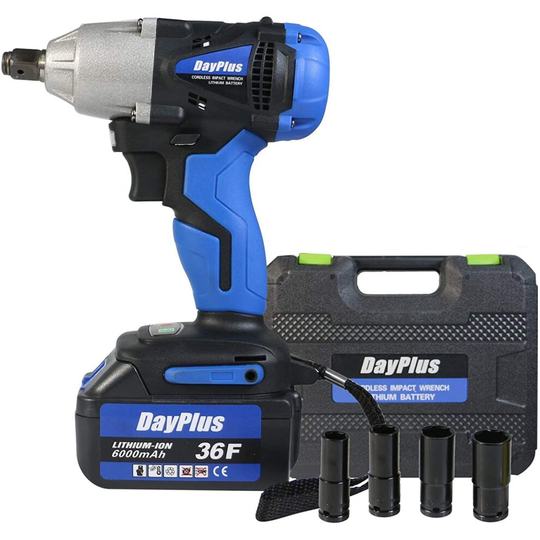 Cordless Impact Wrench 1/2 inch Driver 18V 420N.m High Torque