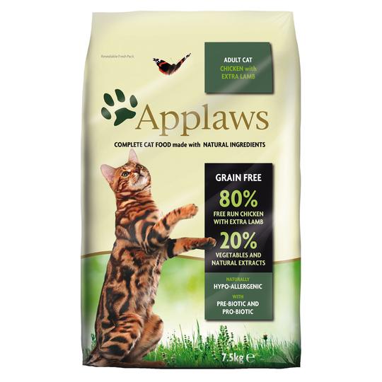 Applaws Chicken & Lamb Cat Food - Economy Pack: 2 x 7.5kg