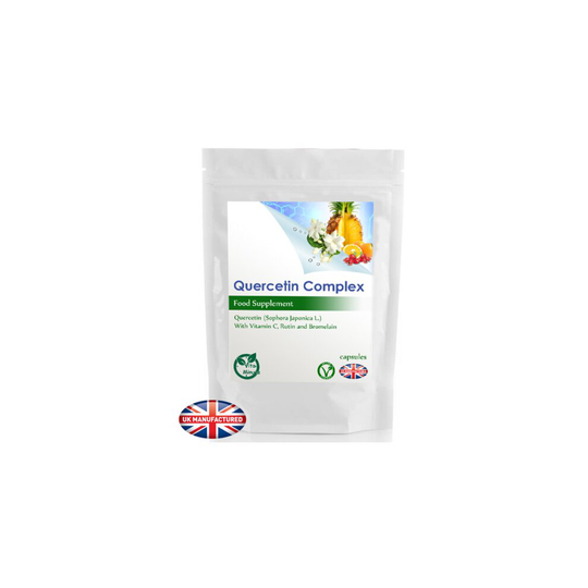 High Potency Quercetin and Bromelain Complex - 120 Capsules (V)