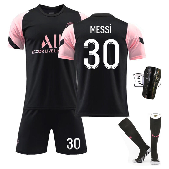 Paris Training Football Suit No. 30 with socks+protective gear, children's size 22