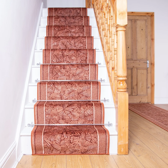 Almond Looped Terracotta Stair Runner