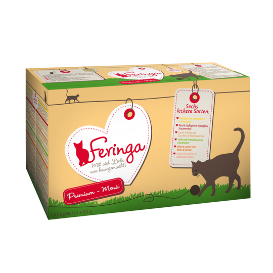 Feringa Classic Meat Menu Pouches 12 x 85g - Mixed Pack I