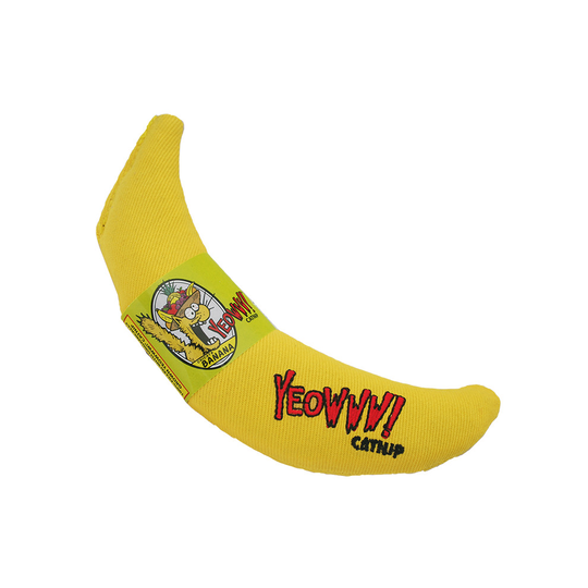 Yeowww Banana Cat Toy | Catnip Toy For Cats