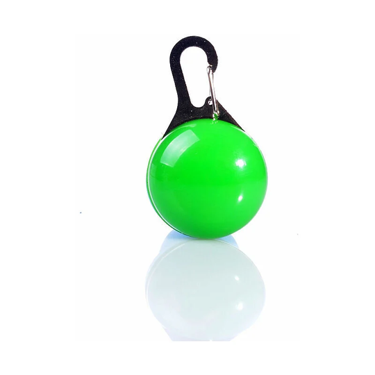 Pet Charm, led Light Up Pendant, Luminous Dog Lucky Charm, Flashing Lucky Charm for Cat and Dog (Green)