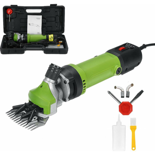 Bearsu - Sheep Shears 1200W Electric Dog Clipper Grooming Dog Hair Goats Alpaca Llamas Angora Rabbits Shearing Handpiece Cutter Grooming Farm