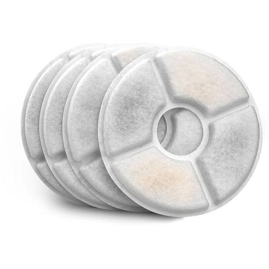 Circular Replacement Filters for Most 810Z/2.4L & 54OZ/1.6L Pet Fountain