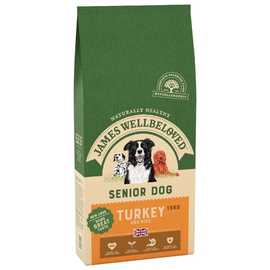 James Wellbeloved Senior - Turkey & Rice - 15kg