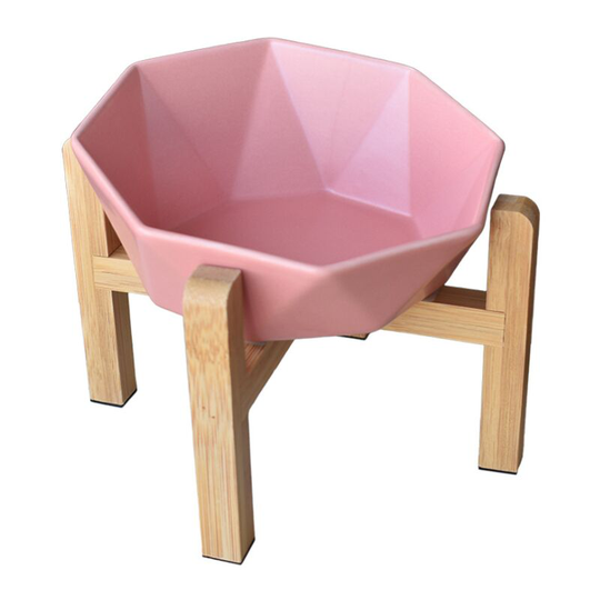 Betterlifegb - Bowl for cat bowl for cat bowl for dog bowl for cat bowl for cat big bowl for ceramic chat bowl unique pink + shelf