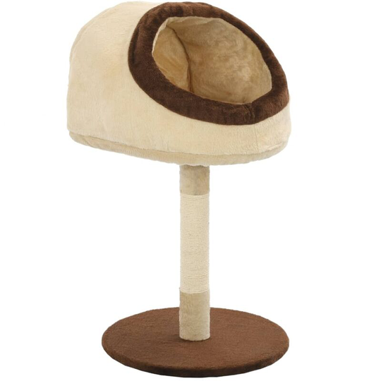 Cat Tree with Sisal Scratching Post 72 cm Beige and Brown Vidaxl Multicolour