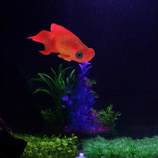 3PCS Artificial Silicone Fish for Aquarium Decoration - Realistic Imitation - Goldfish