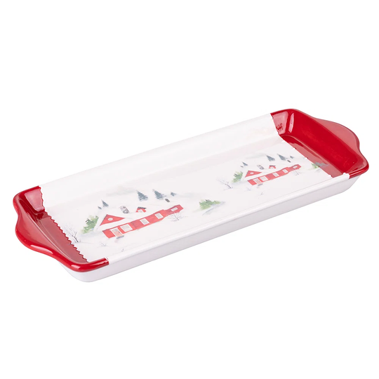 Villa D'este Home Rectangular Ceramic Platter